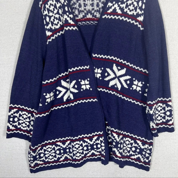 Catherines Open Front Cardigan Sweater Women’s Plus Size 0X Aztec Southwestern - Picture 5 of 5